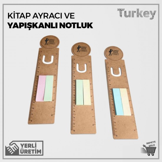 Kitap Ayracı Ve Yapışkanlı Notluk